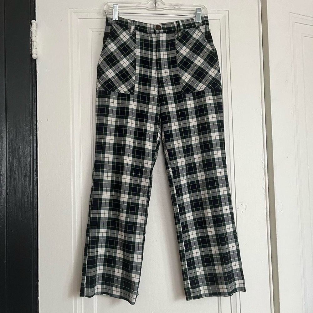 Urban Outfitters plaid flare pants